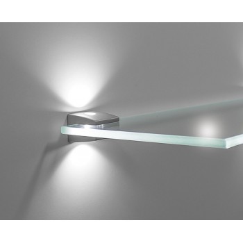 ZETA Touch LED stezni nosač staklene police, boja aluminija 1kom