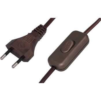 Commel Priključni kabel za rasvjetna tijela sa sklopkom 2,5 A  272-185