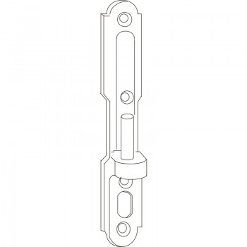 MACO RUSTICO nosač grilja MV, u ravnini/ravni, Š 20mm, bijeli (27496)