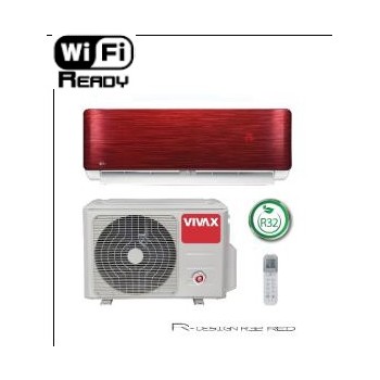 VIVAX R+ DESIGN RED inverterski klima uređaj 3,81kW, ACP-...