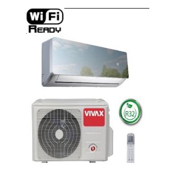 VIVAX R+ DESIGN SILVER MIRROR inverterski klima uređaj 3,81kW, ACP-...